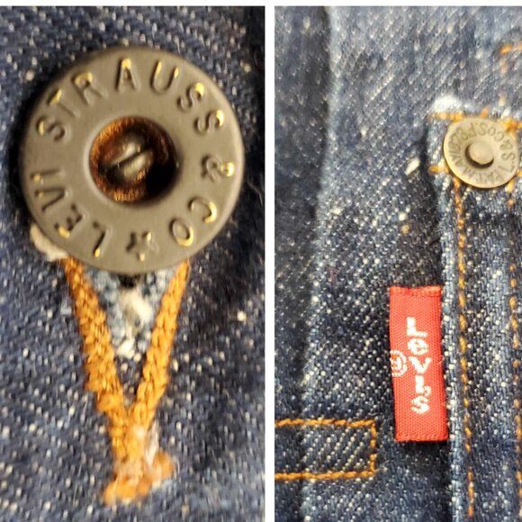 Levi's Mens Rare Limited Edition Type II Denim Chore Repro Jacket XL - Picture 6 of 10